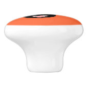 ハロウィーン黒蜘蛛のセラミックノブ セラミックノブ (側面)