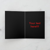 ハロウィーン02水平グリーティングカード カード (内部)