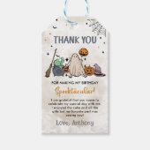 ハロウィーン1回目の誕生日パーティー ギフトタグ (正面)