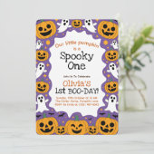 ハロウィーン1日の誕生日の招待状の不気味な1つ 招待状 (スタンド正面)