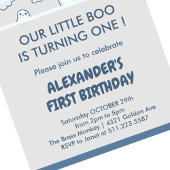 ハロウィーン1歳の誕生日は不気味な可愛い 招待状