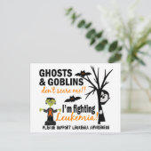 ハロウィーン1白血病の戦士 ポストカード (スタンド正面)