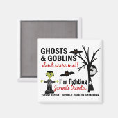 ハロウィーン1若年糖尿病戦士 マグネット (正面/裏面)