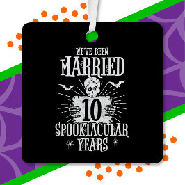 ハロウィーン10周年結婚記念 メタルオーナメント