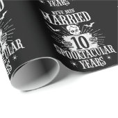 ハロウィーン10周年結婚記念 ラッピングペーパー (ロールコーナー)