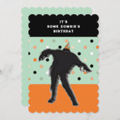 ハロウィーン10月バースデーパーティ招待状 招待状 (正面/裏面)