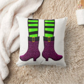 ハロウィーン10月31デコールウィッチシューズ秋 クッション (ブランケット)