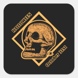 ハロウィーン10月31日 スクエアシール