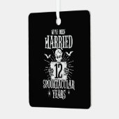 ハロウィーン12結婚周年 メタルオーナメント (正面左)