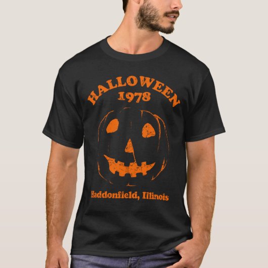 ハロウィーン1978ホリデーパンプ不気味キン Tシャツ (正面)