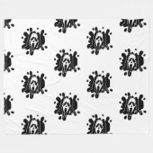 ハロウィーン1 フリースブランケット (正面(横))