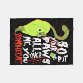 ハロウィーン1 フリースブランケット (正面(横))