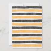 ハロウィーン1stバースデーリトルカボチャ招待状 招待状 (裏面)