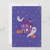 ハロウィーン1st幽霊ワンブルーハウスパーティー 招待状 (裏面)