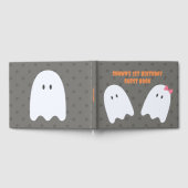 ハロウィーン1st誕生日パーティーゲストブック ゲストブック (全面)