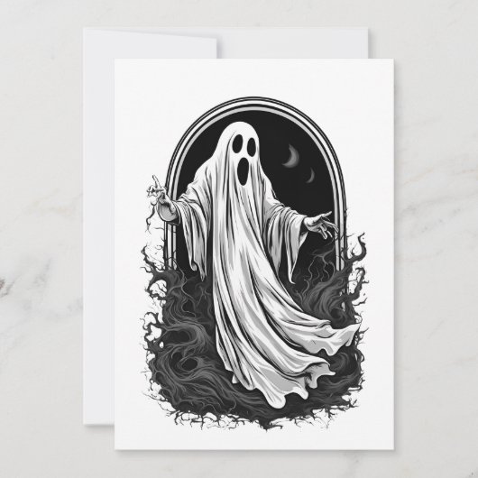 ハロウィーン2の精神，スポック，プレゼント，かわいい，秋の休日 招待状 (正面)