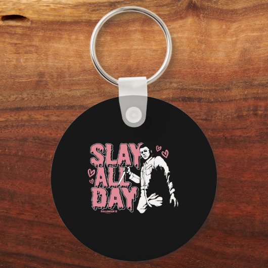 ハロウィーン2バレンタインの日マイケル・マイヤーズSlay All キーホルダー (正面)
