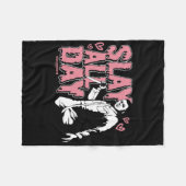 ハロウィーン2バレンタインの日マイケル・マイヤーズSlay All フリースブランケット (正面(横))
