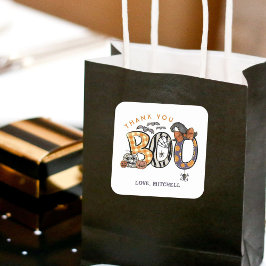 ハロウィーン2回目の誕生日ありがとう スクエアシール