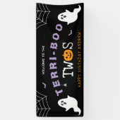 ハロウィーン2回目の誕生日テリブブトワ幽霊ゴシック 横断幕 (縦)