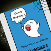 ハロウィーン2回目の誕生日招待状スプークブー 招待状