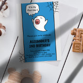 ハロウィーン2回目の誕生日招待状スプークブー 招待状