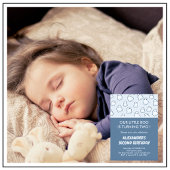 ハロウィーン2回目の誕生日招待状私たちの小さなブー 招待状