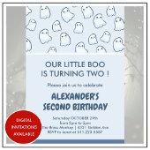 ハロウィーン2回目の誕生日招待状2回目のブー 招待状