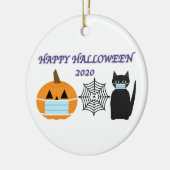 ハロウィーン2020 セラミックオーナメント (左)