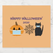 ハロウィーン2020 ビールラベル (シングルラベル)