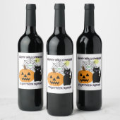 ハロウィーン2021 ワインラベル (ボトル)