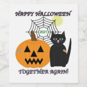 ハロウィーン2021 ワインラベル (シングルラベル)