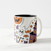 ハロウィーン2024 ツートーンマグカップ (正面右)
