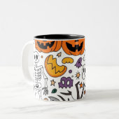 ハロウィーン2024 ツートーンマグカップ (正面左)