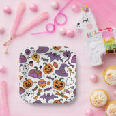 ハロウィーン2024 ペーパープレート (パーティー)