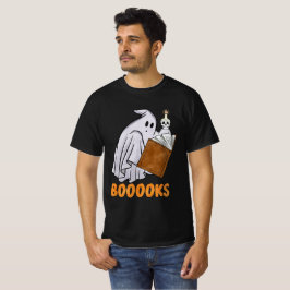 ハロウィーン2024:本の中で幽霊をTシャツ Tシャツ