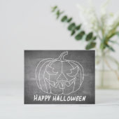 ハロウィーン3の黒板の外観のためのカボチャ シーズンポストカード (スタンド正面)