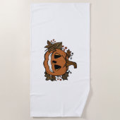 ハロウィーン3 ビーチタオル (正面)