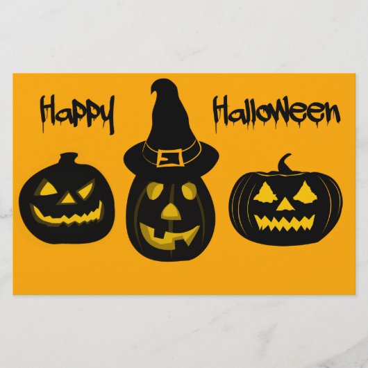 ハロウィーン3 便箋 (正面)