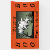 ハロウィーン3' x 5'バナー 横断幕 (縦)