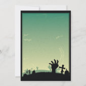 ハロウィーン3Dムービーホラーパーティの招待状 招待状 (裏面)