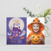 ハロウィーン3rd幽霊スリーハウスパーティー写真 招待状 (スタンド正面)