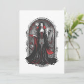 ハロウィーン4吸血鬼、怖い怪物、ホラー、 招待状 (スタンド正面)