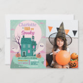 ハロウィーン4thパーティーフォト幽霊ハウス幽霊のよく出る 招待状 (正面)