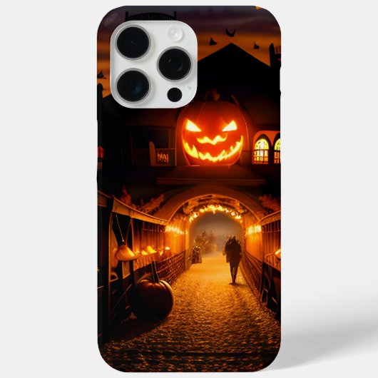 ハロウィーン5つの風景 Case-Mate iPhoneケース (裏面)