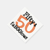 ハロウィーン50周年パーティー スタンダードカクテルナプキン (角)