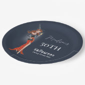 ハロウィーン50歳の誕生日パーティー ペーパープレート (アングル)