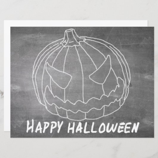 ハロウィーン6の黒板の外観のためのパンプキン (正面/裏面)