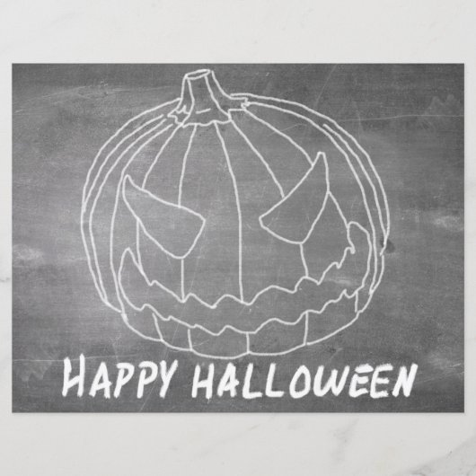 ハロウィーン6の黒板の外観のためのパンプキン (正面)