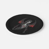 ハロウィーン6ヴァンパイア、おもしろい、恐ろしいヴァンパイア、 ペーパープレート (アングル)